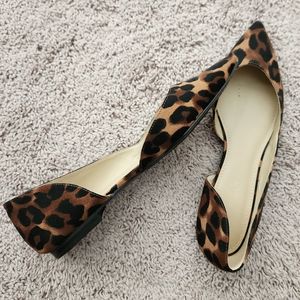 Marc Fisher Leopard flats size